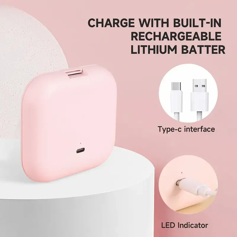 LED Compact Makeup Mirror with Lights – Portable Folding Travel Mirror
