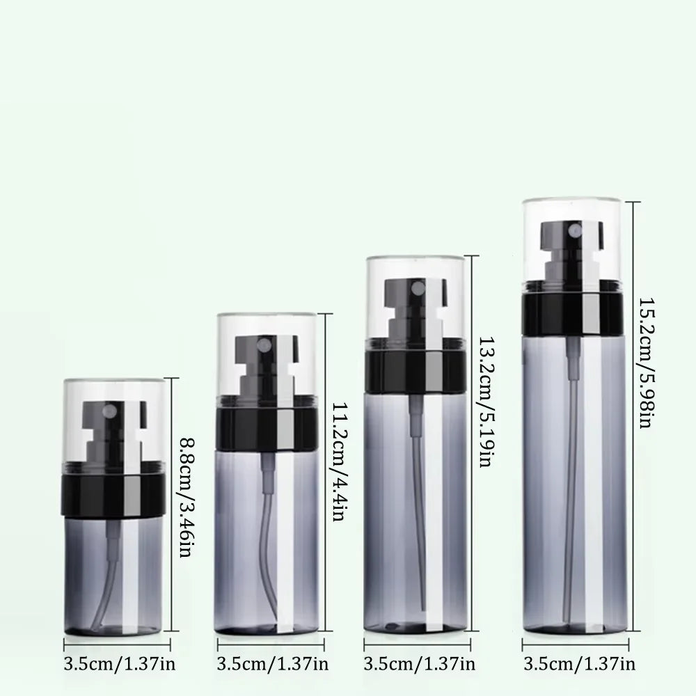 Portable Nano Mist Spray Bottle- Refillable Fine Mist Travel Bottle(30ml, 60ml, 80ml, 10ml)