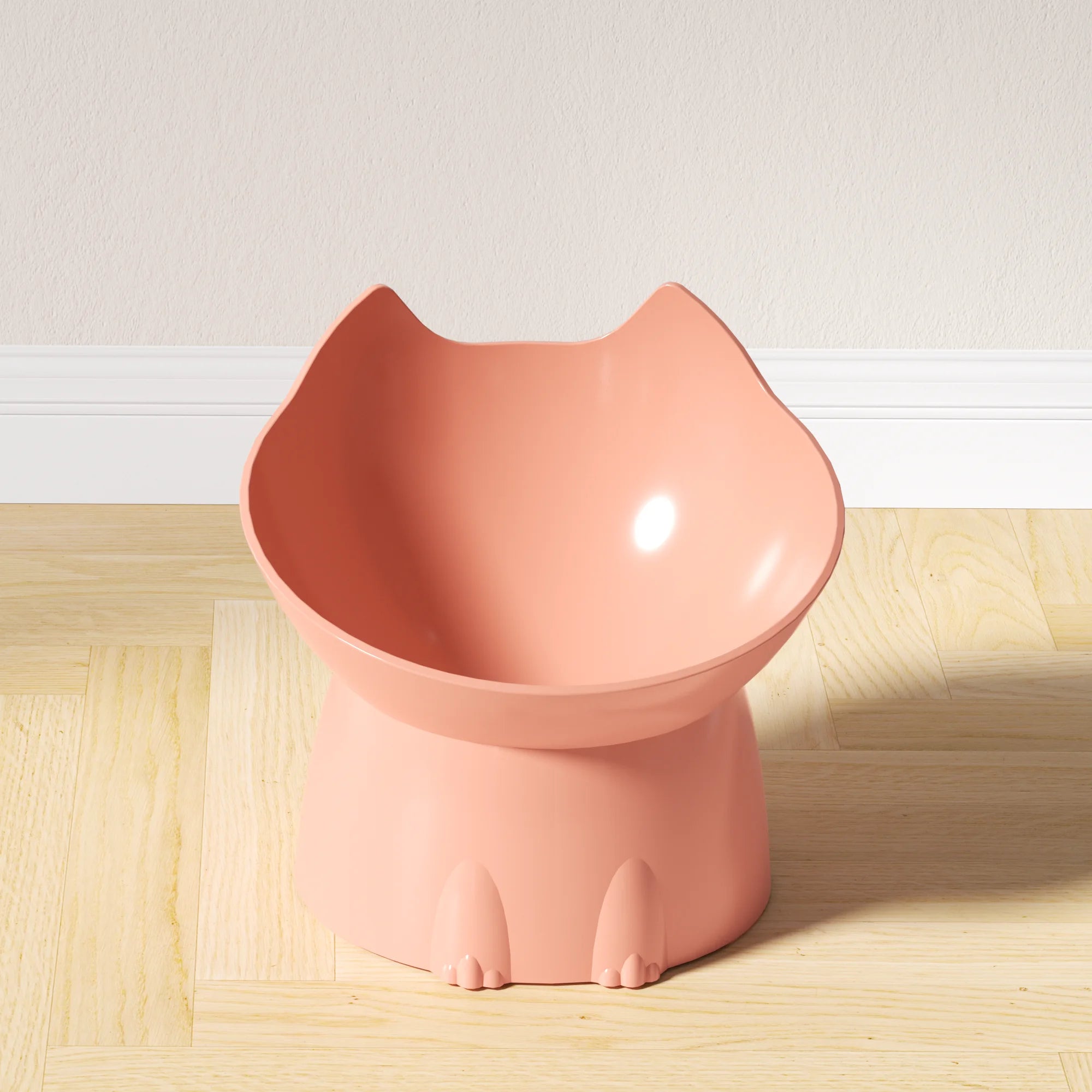 Elevated Cat Bowl – Anti-Slip Raised Pet Feeding Bowl with Tilted Design