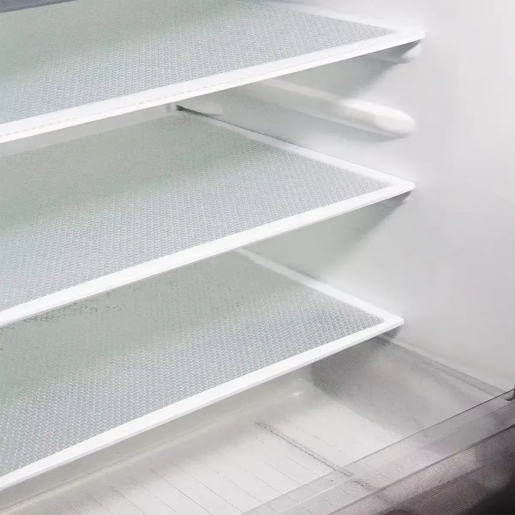 Waterproof Refrigerator Shelf Liners (4-Pack) – Washable Non-Slip Kitchen Drawer Mats
